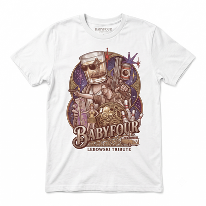 The Dude Abides Retro Bowling Graphic Tee - Vintage Movie Inspired Unisex T-Shirt