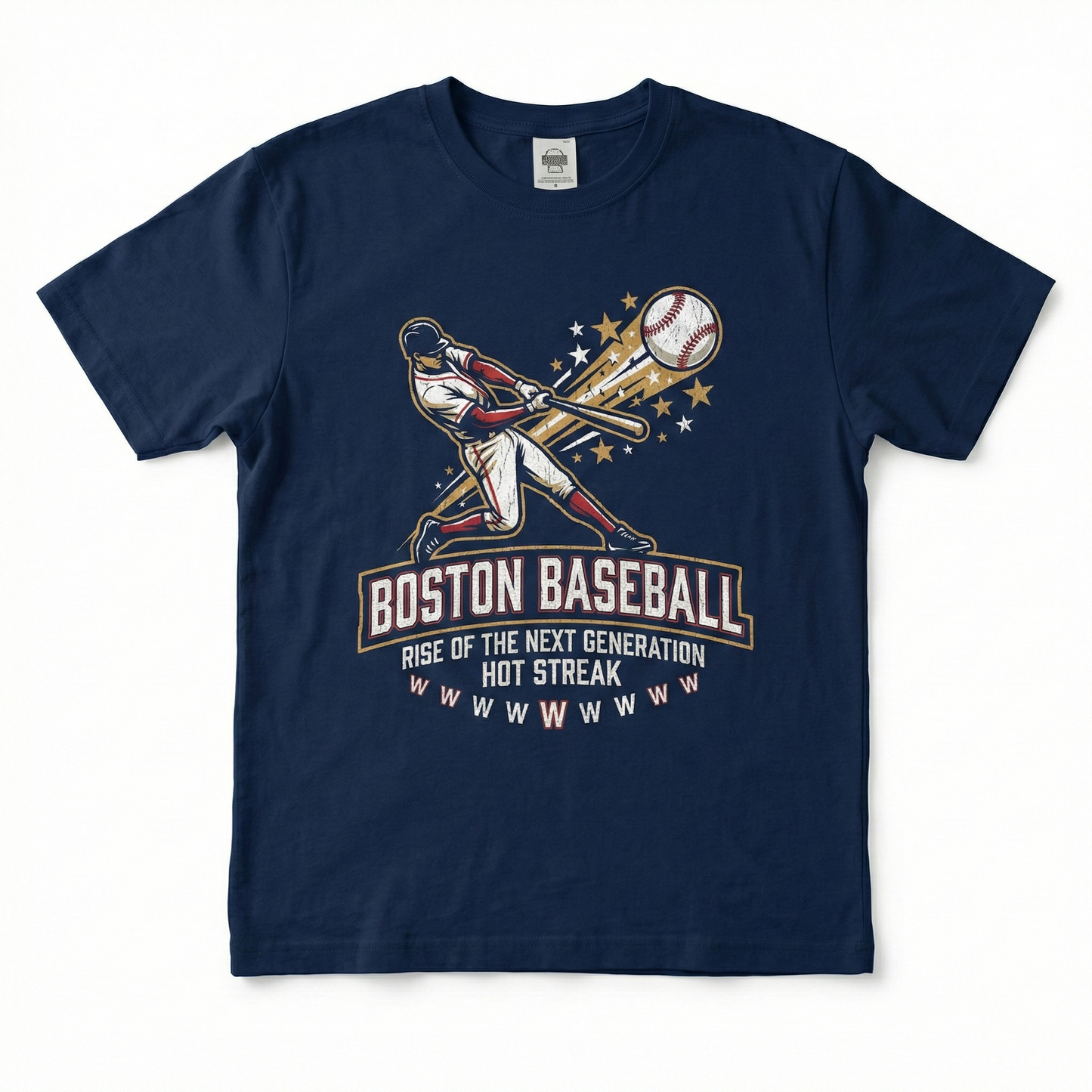Boston Baseball Spirit - Rising Stars Graphic Tee - Five Product Styles