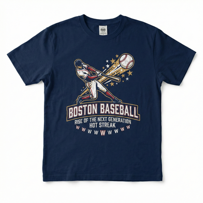 Boston Baseball Spirit - Rising Stars Graphic Tee - Five Product Styles