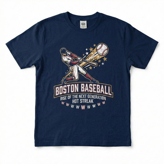 Boston Baseball Spirit - Rising Stars Graphic Tee - Five Product Styles