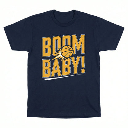 Indiana Basketball "Boom Baby!" Iconic Catchphrase Fan Apparel - T-Shirt, Hoodie, Tank Top, Sweatshirt