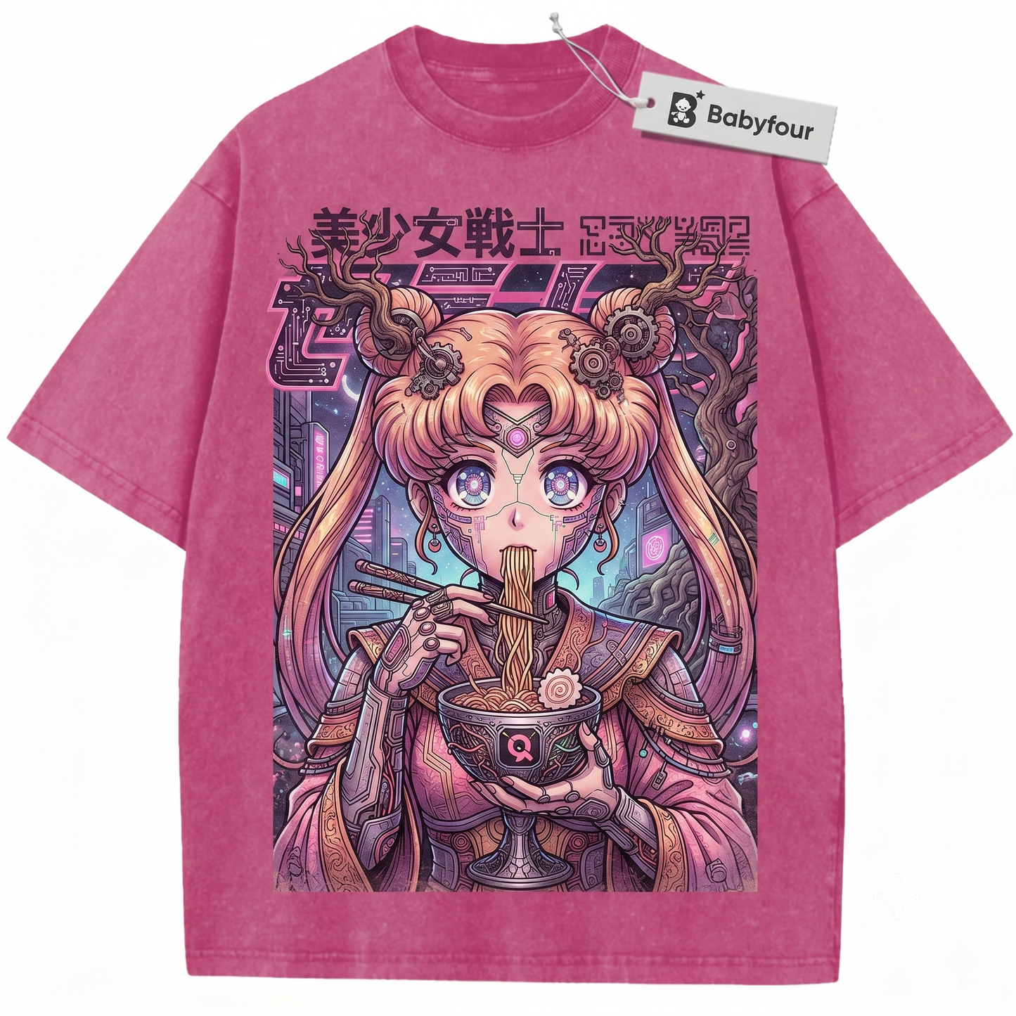 Celestial Anime Magical Girl Vintage Graphic Comfort Tee - Unisex T-shirt