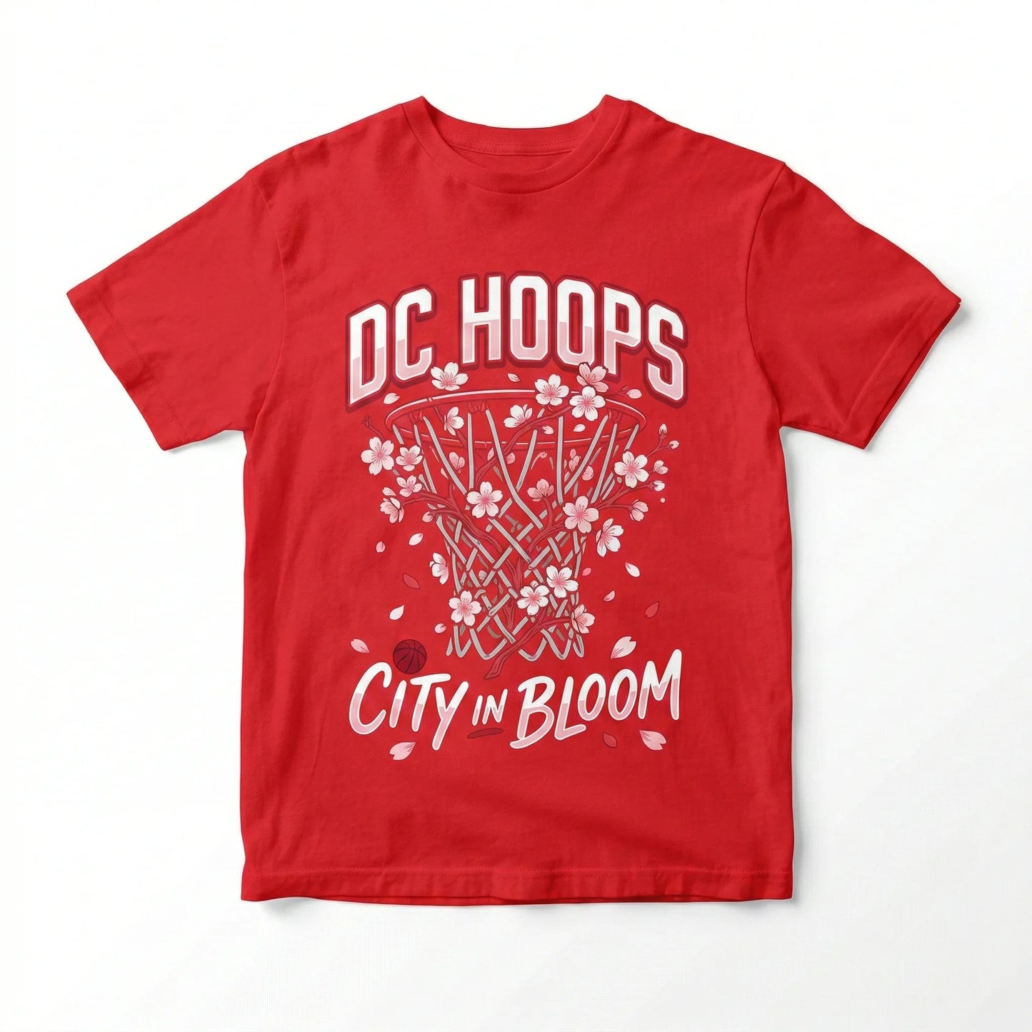 Premium DC Hoops Cherry Blossom Fan Apparel | Basketball City Edition