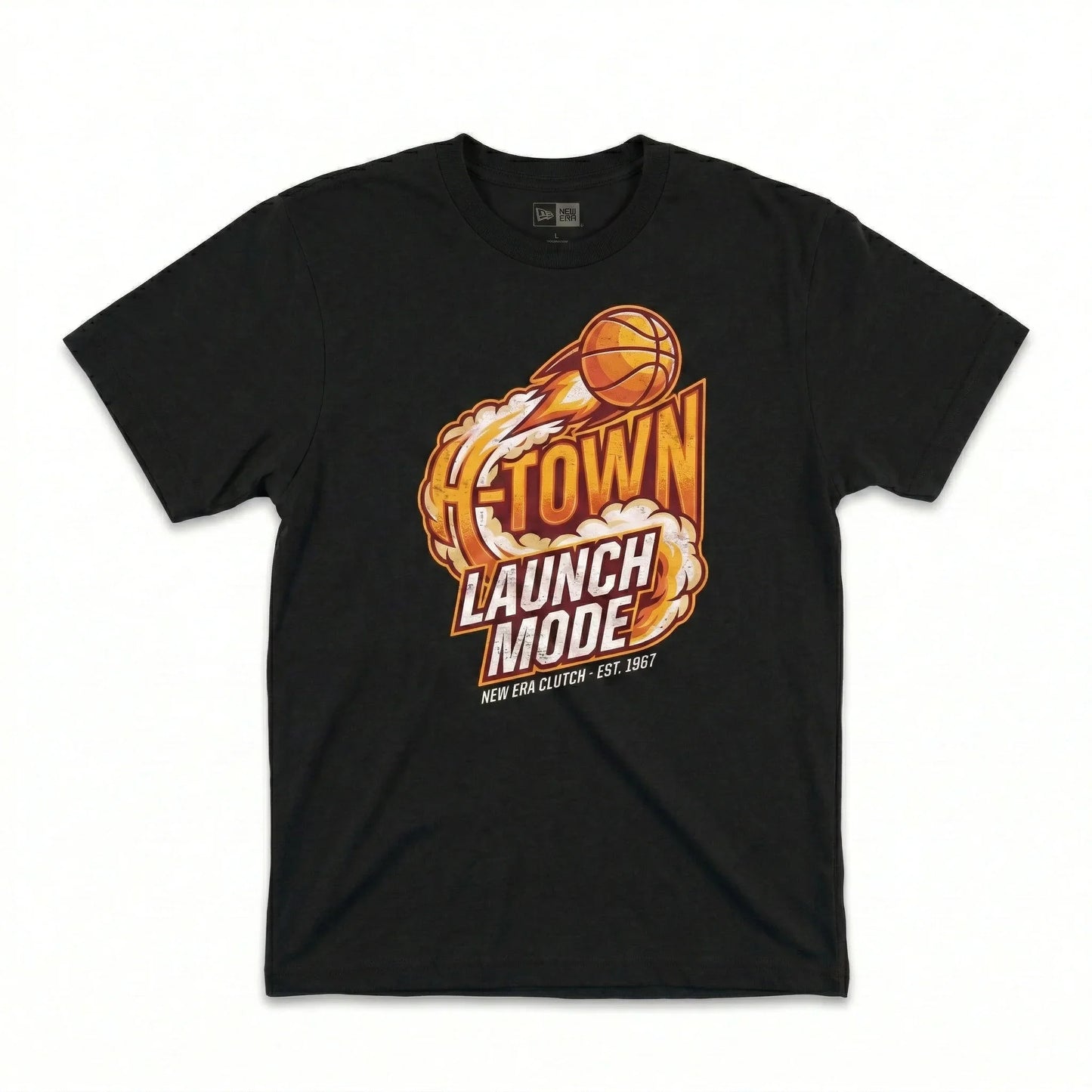 H-Town Basketball "Launch Mode" 2026 Era - Vintage Style Fan Gift T-Shirt