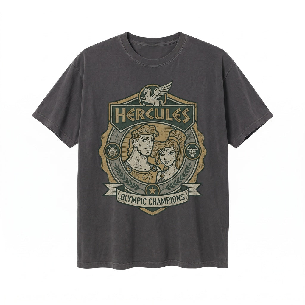 Vintage Hercules Megara 1997 World Tour Graphic 90s Cotton Apparel Top Unisex TShirt
