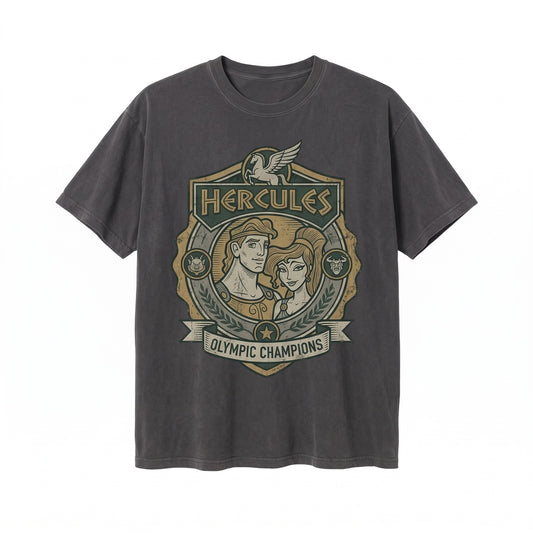 Vintage Hercules Megara 1997 World Tour Graphic 90s Cotton Apparel Top Unisex TShirt