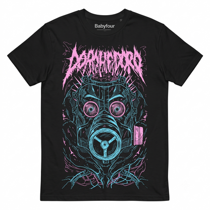 Reptile Sorcerer Killer Retro Manga Graphic Tee - Dark Fantasy Anime Unisex T-shirt