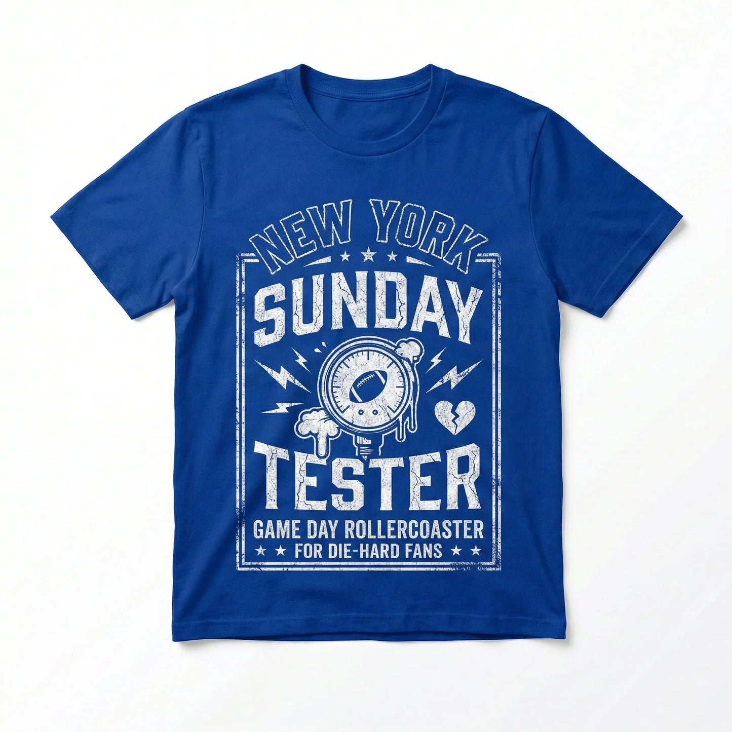 Funny NY Football Fan T-Shirt - Sunday Stress Tester Game Day Merch, Hoodie, Tank Top, Long Sleeve