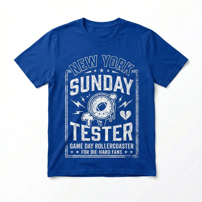 Funny NY Football Fan T-Shirt - Sunday Stress Tester Game Day Merch, Hoodie, Tank Top, Long Sleeve