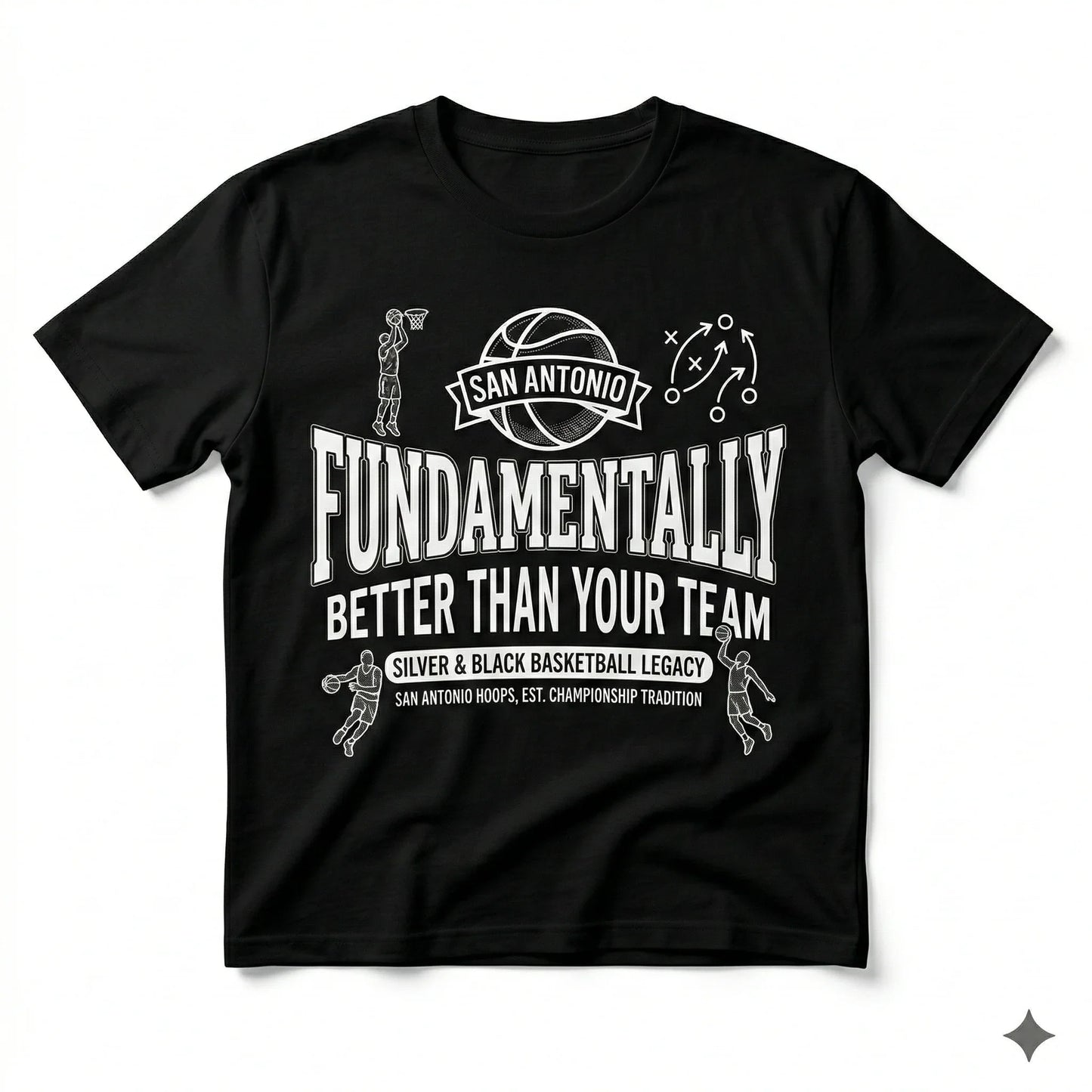 San Antonio Extraterrestrial Hoops Fan Apparel - Alien Basketball Graphic Shirt