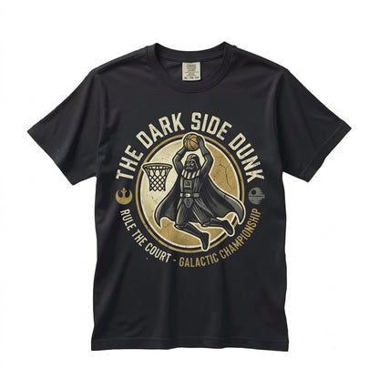 Retro 90s Hoops Sith Lord Graphic Basketball Streetwear Vintage Funny Meme Gift Unisex TShirt