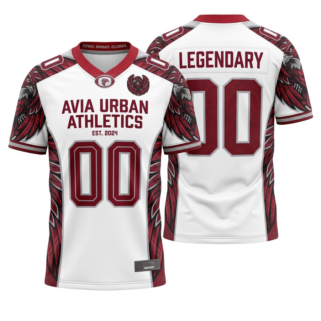 Unisex Custom Football Fan Jersey - Stitched Breathable Mesh Game Day Athletic Shirt