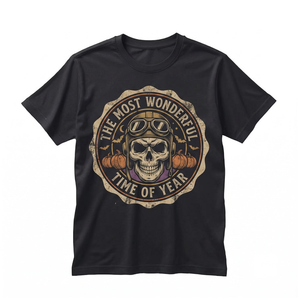 Funny Vintage Skeleton Driving Car Spooky Halloween Retro Gothic Graphic Unisex TShirt