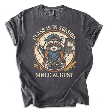 Funny Back to School Raccoon Graphic First Day Feral and Free Bruh We Are Return Student Apparel Unisex TShirt