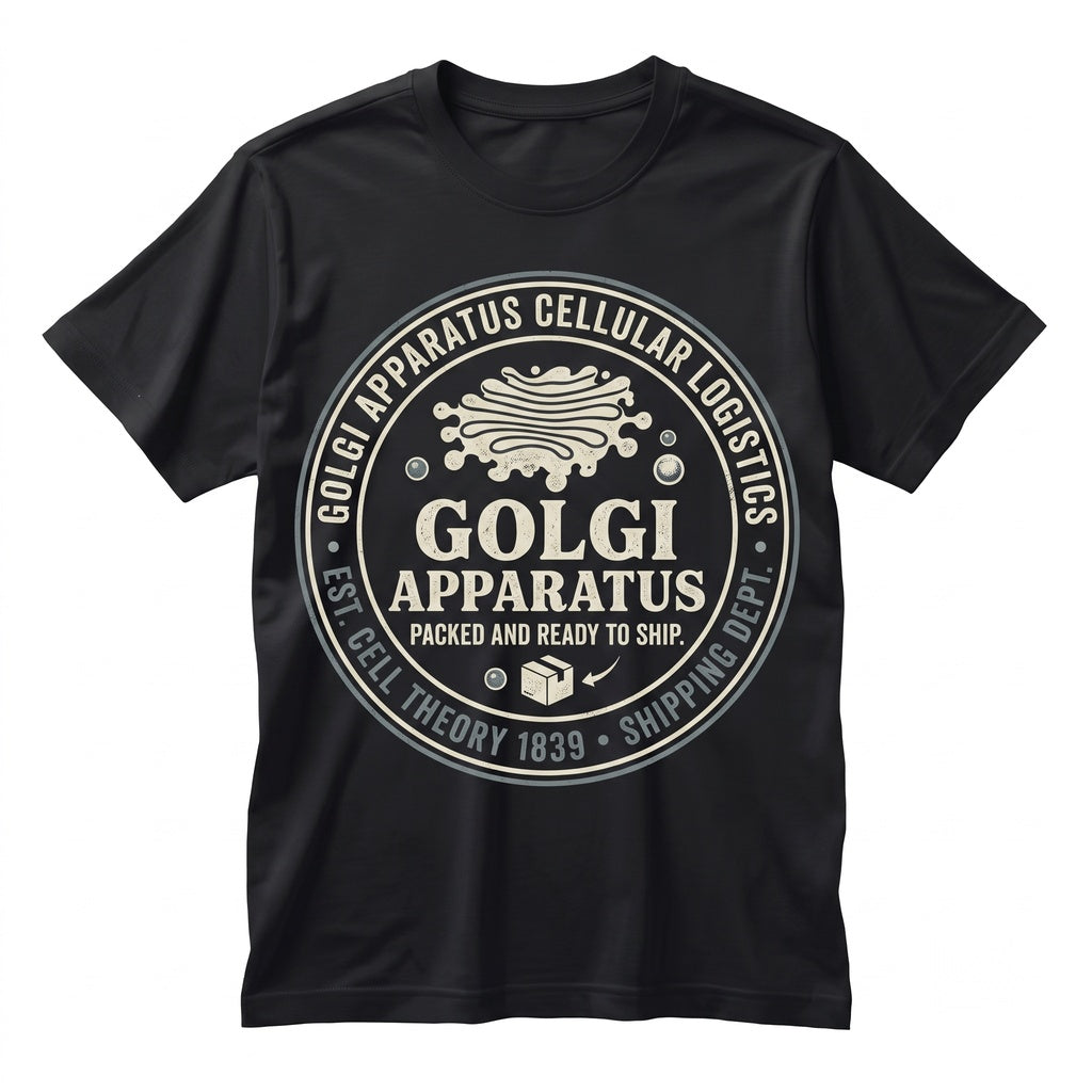 Golgi Apparatus Packed And Ready To Ship Vintage Cell Biology Teacher Gift Science Graphic Unisex TShirt