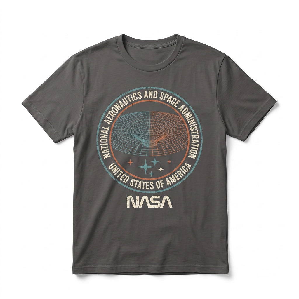 NASA Wormhole Space Nerd Graphic Science Apparel Unisex TShirt