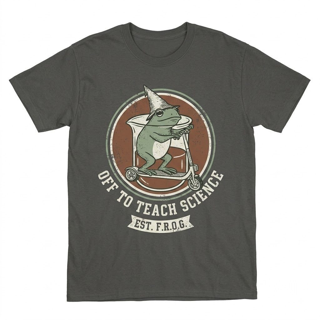 Funny Frog Off Teach Science Teacher Appreciation Back To School Unisex TShirt