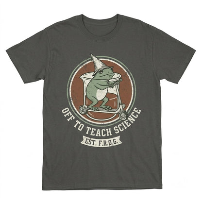 Funny Frog Off Teach Science Teacher Appreciation Back To School Unisex TShirt