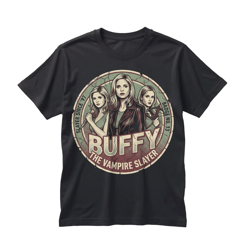 Buffy the Vampire Slayer Retro 90s Sarah Michelle Gellar TV Show Unisex TShirt