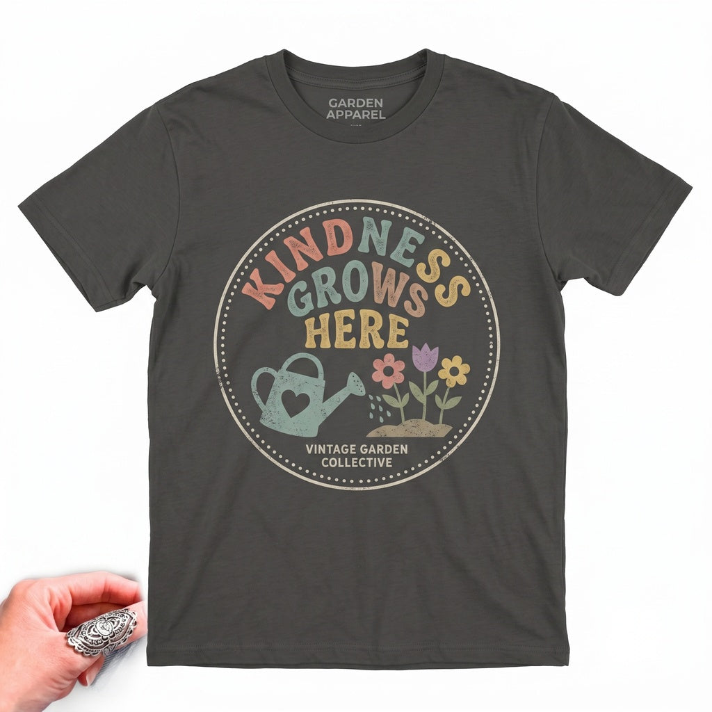 Kindness Grows Here Graphic Floral Teacher Garden Classroom School Inspiration Gift Unisex TShirt