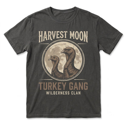 Vintage 90s Thanksgiving Turkey Farm Animal Full Moon Graphic Top Unisex TShirt
