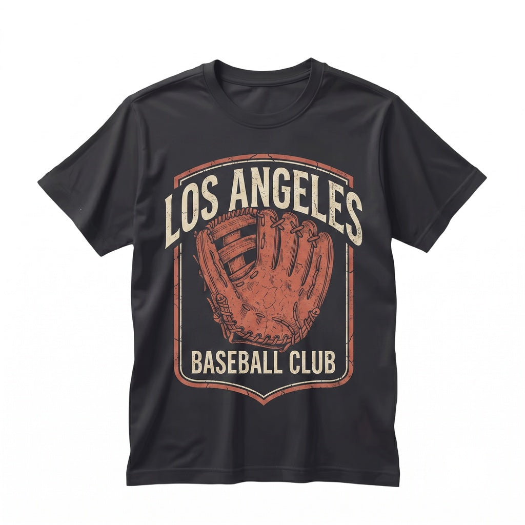 Los Angeles Baseball Fan Game Day Graphic Minimalist California Sports Apparel Unisex TShirt