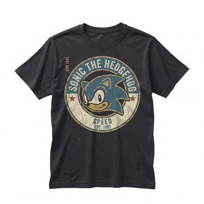 Retro Comic Superhero Graphic Cotton Apparel Unisex TShirt