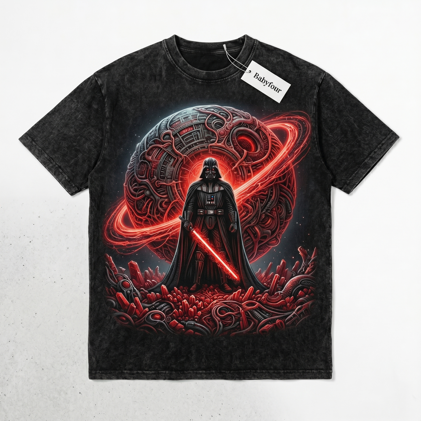 Vintage Galactic Dark Lord Sci-Fi Movie Graphic Unisex T-Shirt