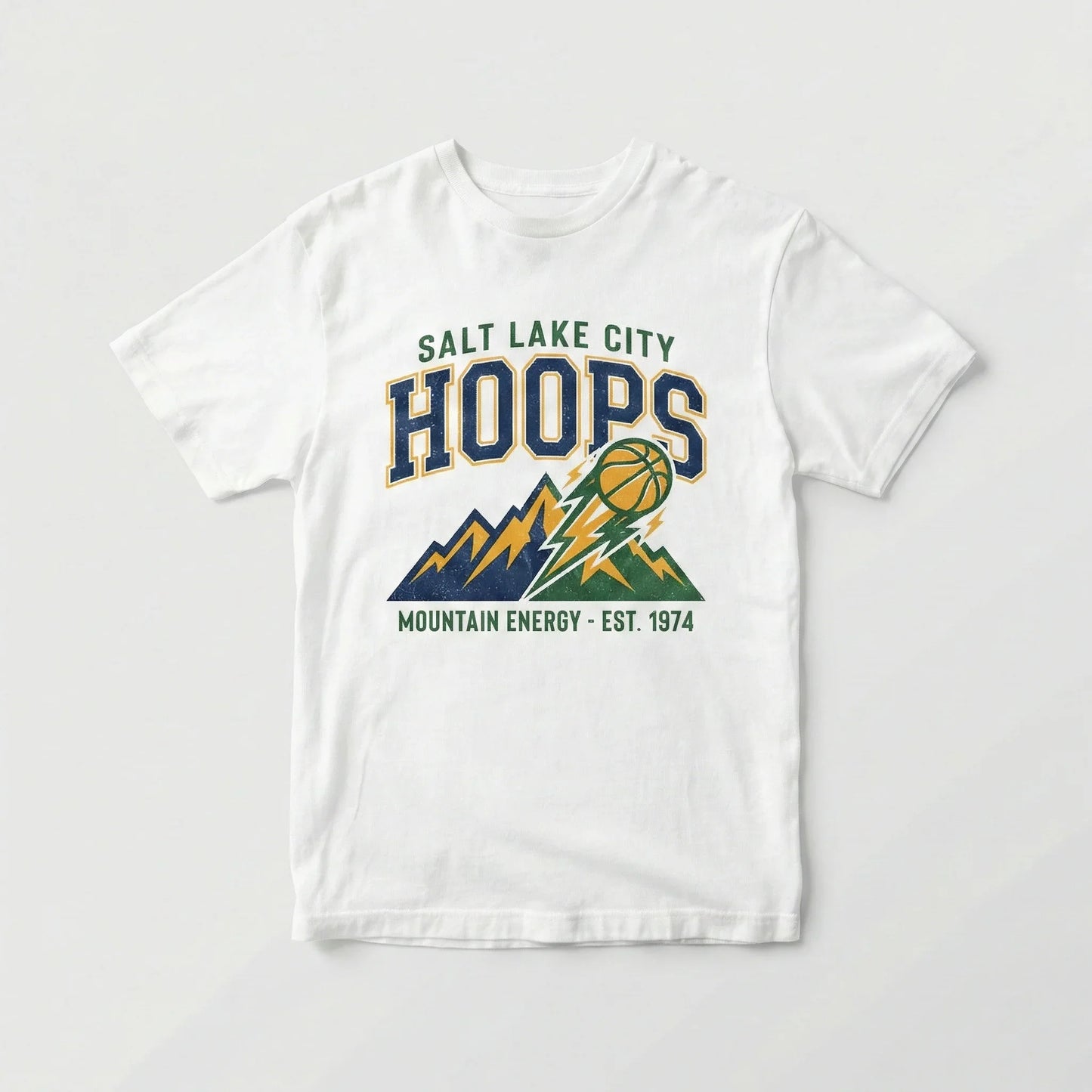 Salt Lake City Mountain Hoops Fan Apparel - Pro Basketball T-Shirt, Hoodie & Sweatshirt