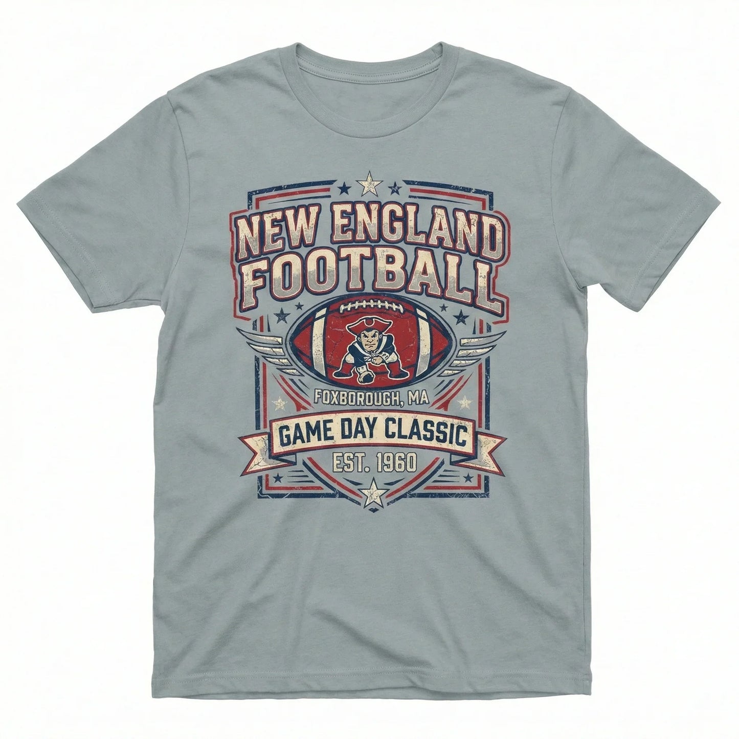 Classic New England Football Fan Game Day Shirt & Hoodie