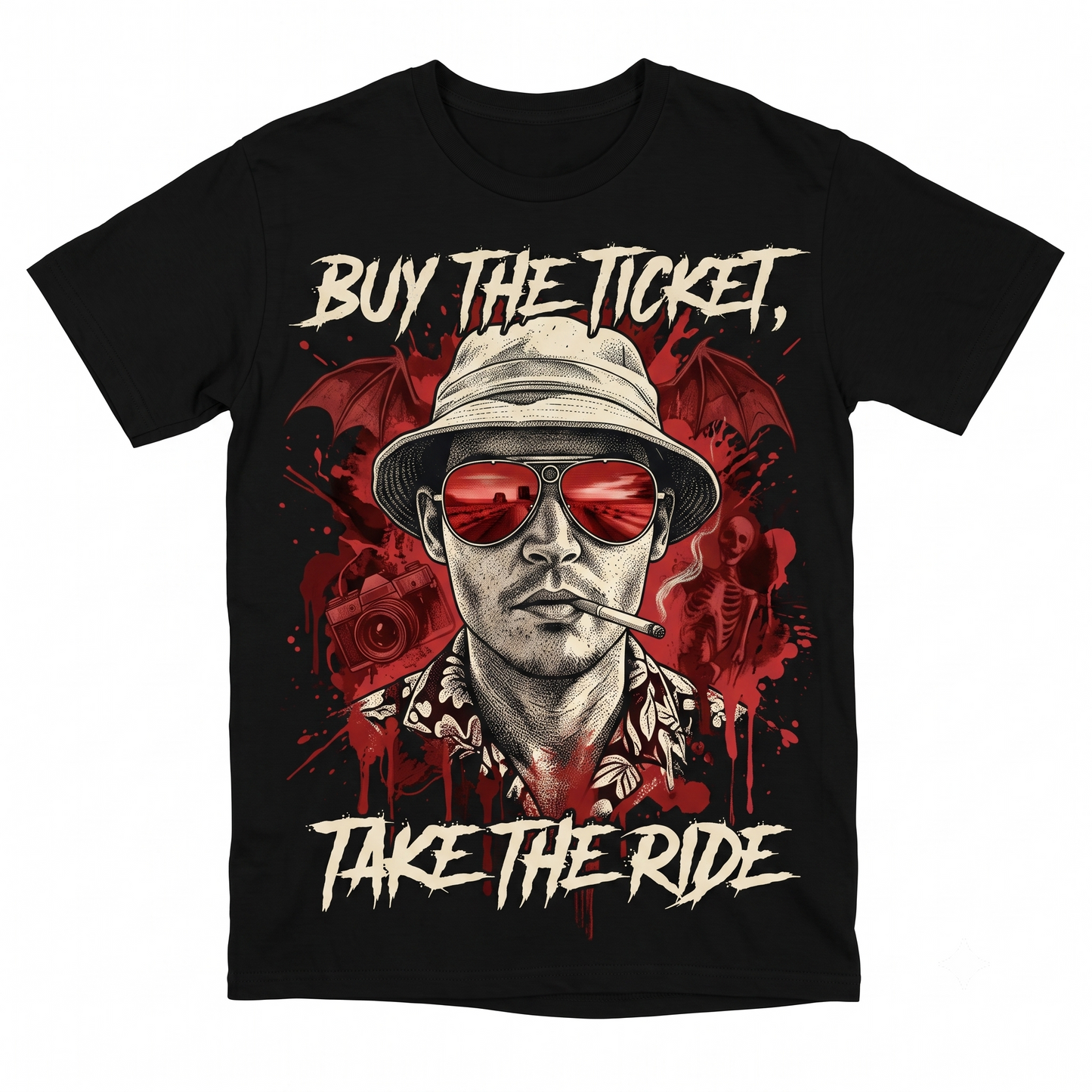 Hunter S Thompson Retro Gonzo Journalism Unisex T-shirt