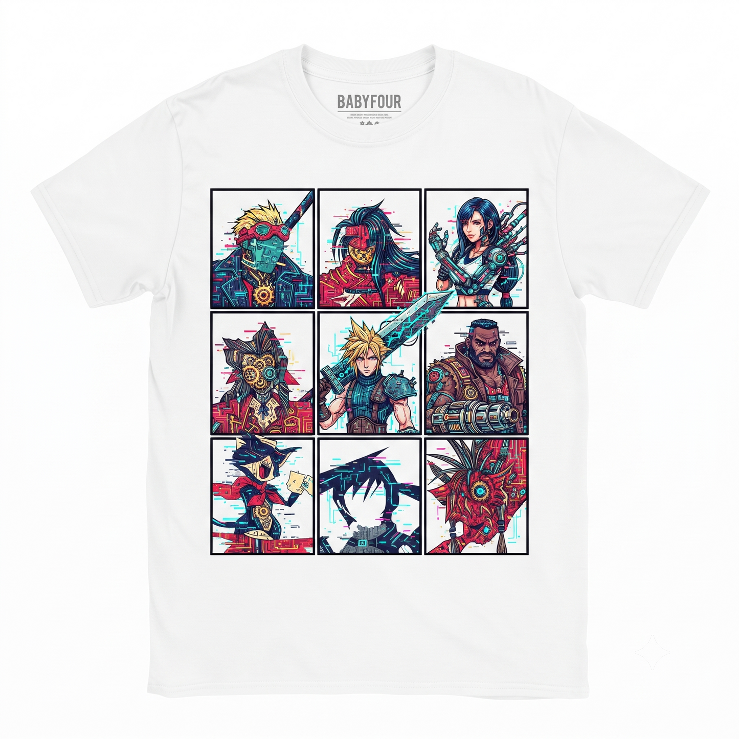 Martial Arts Fighter Anime Girl Fantasy Warrior Gaming Apparel Unisex T-shirt