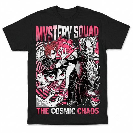 Anime Battle Graphic Tee, Supernatural Manga Art Streetwear, Japanese Aesthetic Unisex Shirt