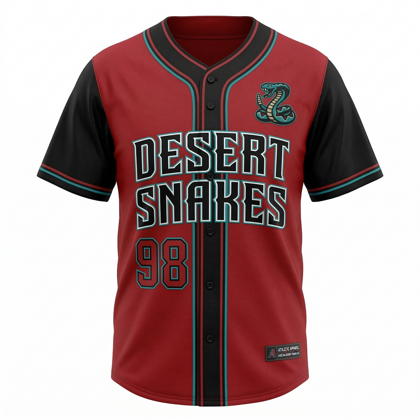 Unisex Baseball Jersey - Desert Diamondback Heritage Edition
