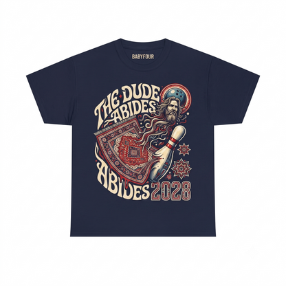 Vintage The Dude Graphic Tee - This Aggression Will Not Stand Movie Quote Retro Unisex T-shirt