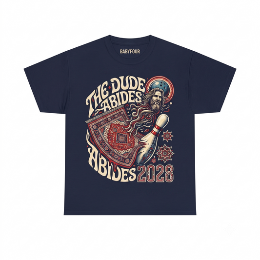 Vintage The Dude Graphic Tee - This Aggression Will Not Stand Movie Quote Retro Unisex T-shirt