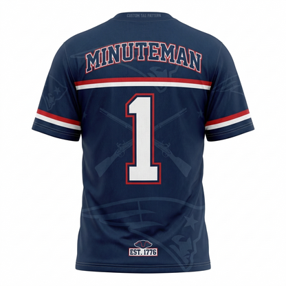 Boston Football Dynasty Jersey AOP - Navy Red White Heritage Edition