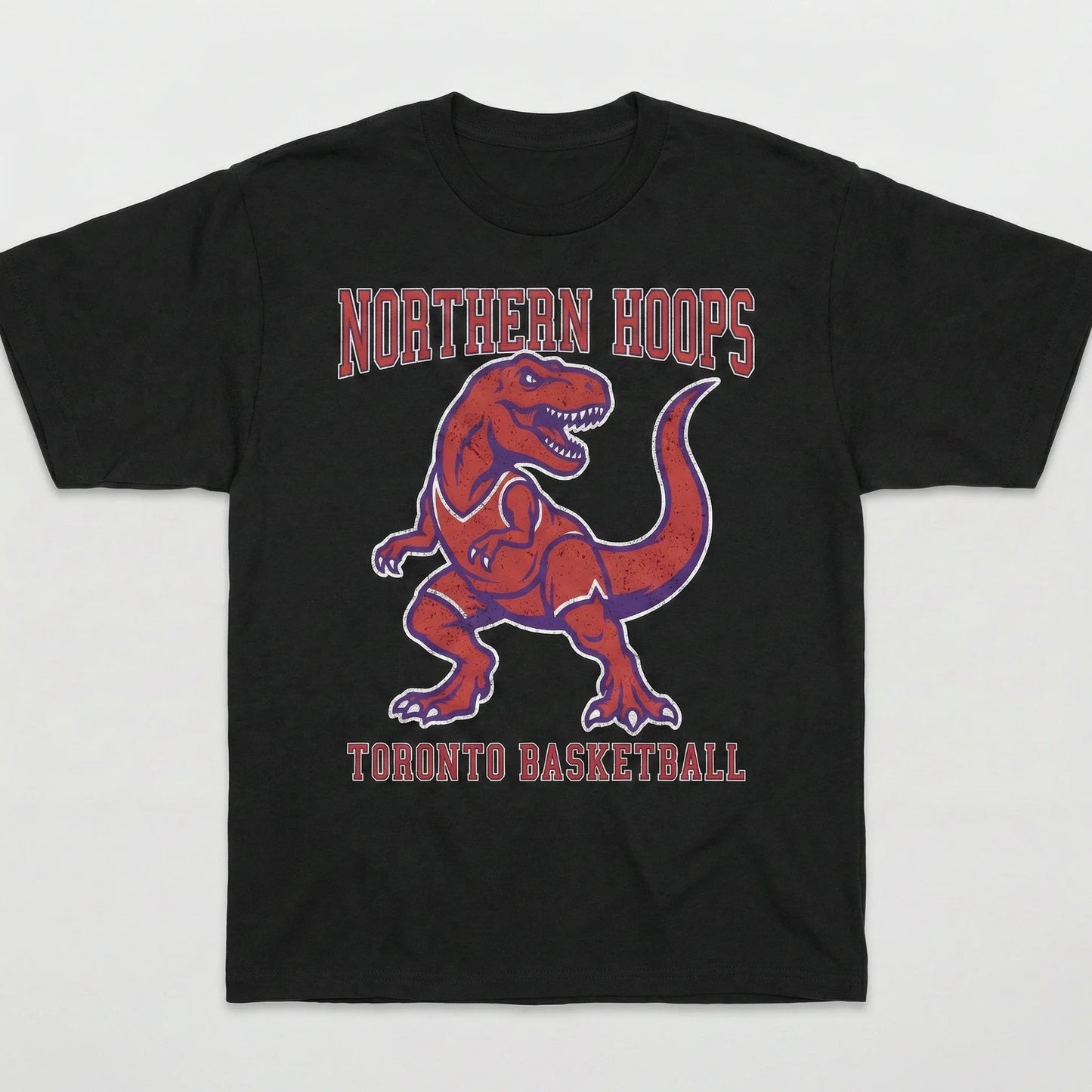 Vintage Northern Dinosaur Basketball Fan Apparel - Toronto Hoops Gameday Gear (T-Shirt, Tank Top, Long Sleeve, Sweatshirt, Hoodie)