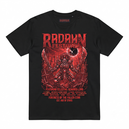 Dark Fantasy General Warrior Graphic Tee - Elden Ring Inspired Unisex T-shirt