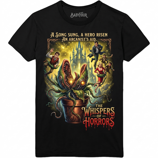 Retro 80s Musical Horror Movie Carnivorous Plant 40th Anniversary Graphic Unisex T-shirt