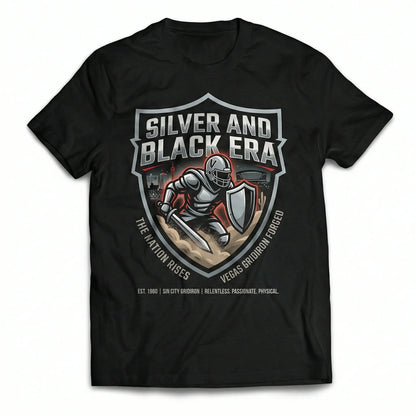 Silver & Black Vegas Football Nation Era Shirt - Game Day Fan Apparel (T-shirt, Tank, Long Sleeve, Sweatshirt, Hoodie)
