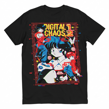 Vintage 90s Martial Arts Anime Style Graphic Tee, Funny Panda Transformation Retro Manga Apparel Unisex T-shirt