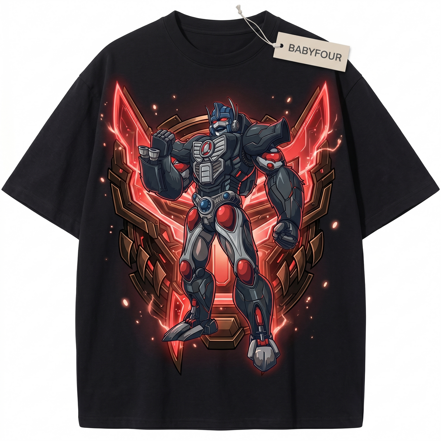 Vintage Mecha Gorilla Unisex T-Shirt - 90s Retro Sci-Fi Robot Beast Graphic Tee