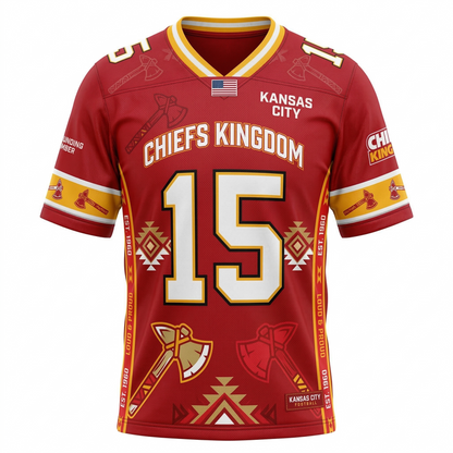 Kansas City Football Heritage All-Over-Print Unisex Sports Jersey - Red