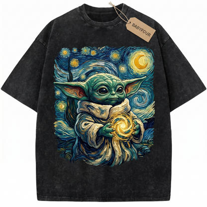 Vintage Galactic Alien Baby Shirt, Cute Sci-Fi Space Child Graphic Tee, Retro Movie Aesthetic Unisex T-Shirt