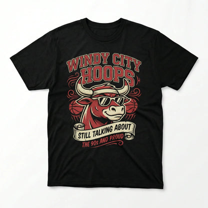 Funny Windy City Hoops Vintage Basketball Apparel | Ultimate Fan Gear