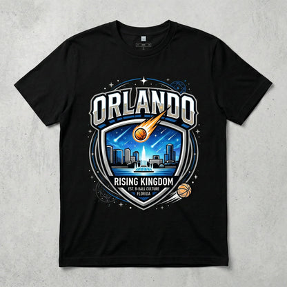 Orlando Basketball Rising Kingdom Graphic Apparel | Unisex Game Day Fan Gear
