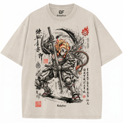 Retro Kyojuro Rengoku Flame Hashira Unisex T-Shirt