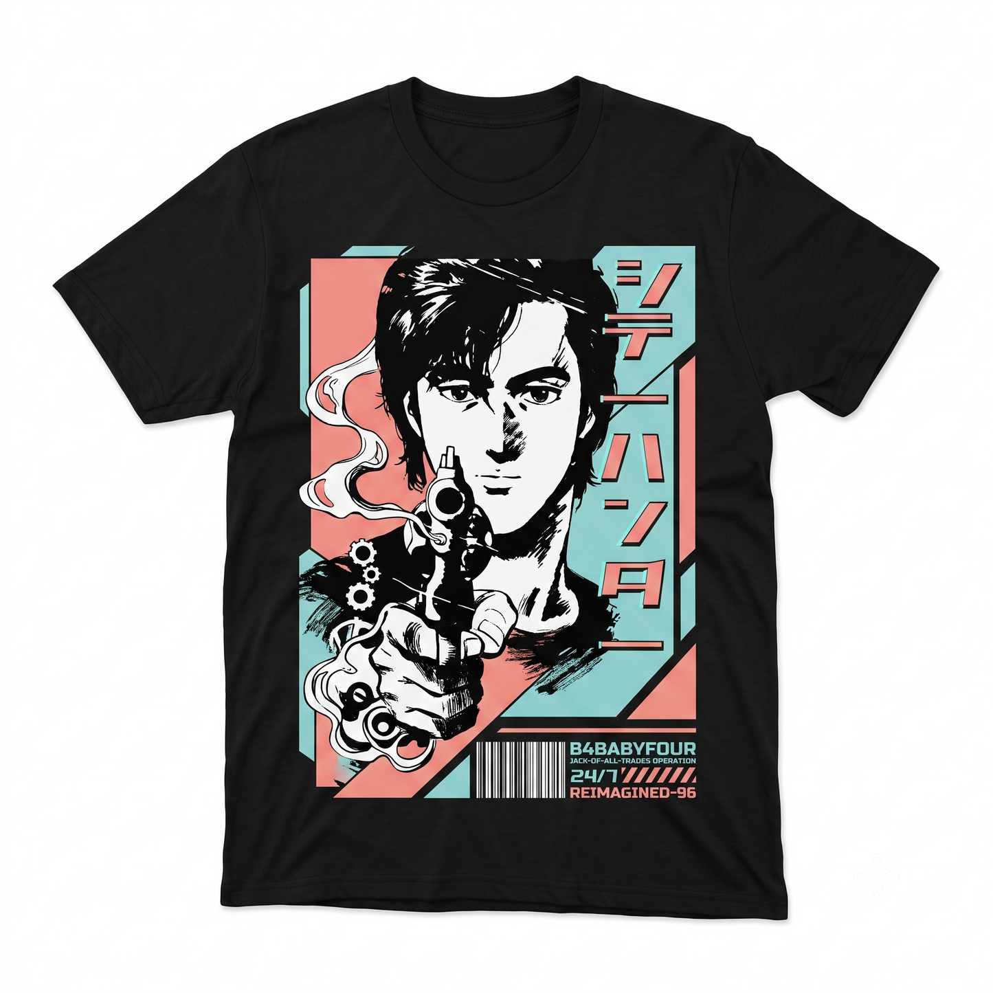 Retro Sweeper Anime Graphic Tee, 90s Manga Detective Classic Unisex T-Shirt