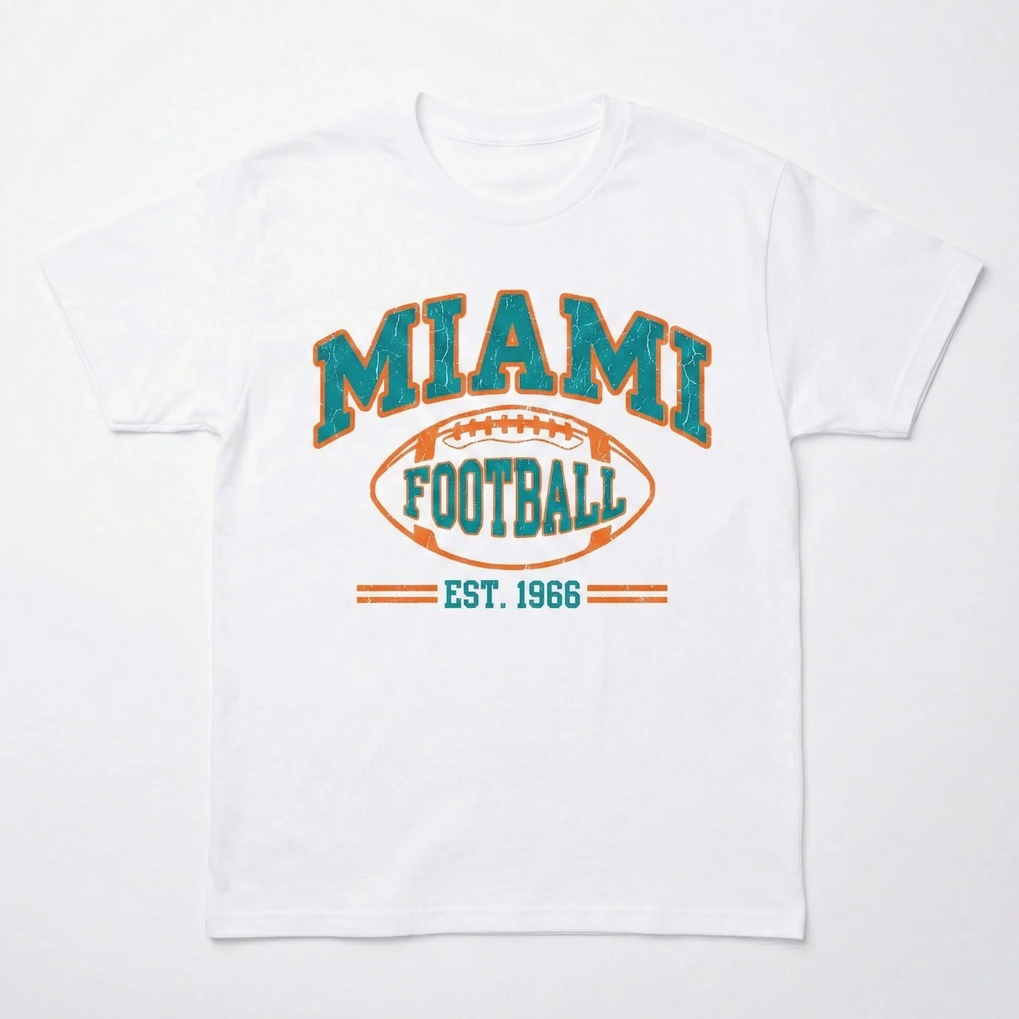 Miami Football Fan Essentials - Aqua & Orange Pride Apparel T-Shirt, Hoodie, Sweatshirt, Tank Top, Long Sleeve - Gameday Gear